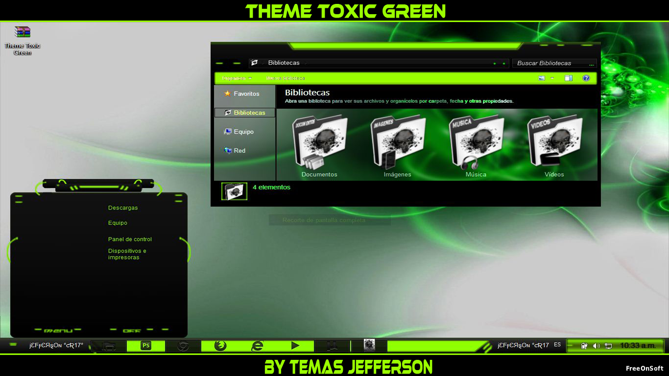 New theme toxic
