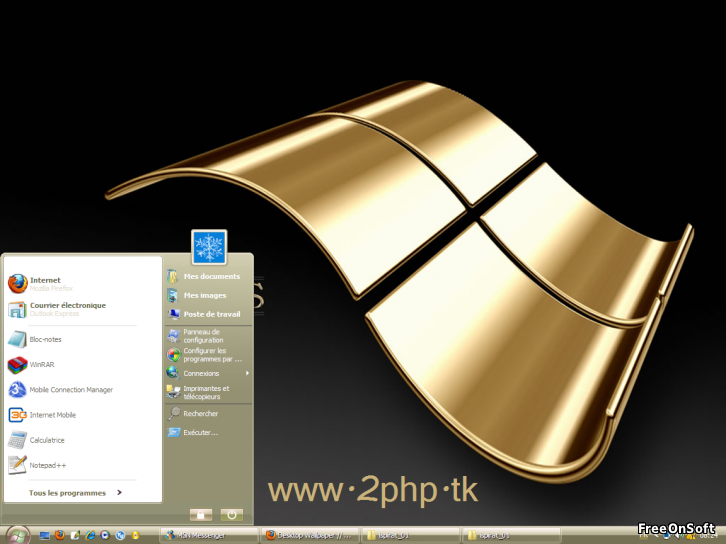 Gold style for Windows XP
